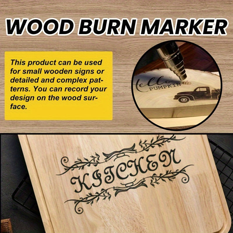 Wood Burning Kit 12 Pcs Pyrography Set with Wooden Coasters, Burning Pen, DIY Woodworking Craft Tool, 4 Boxes