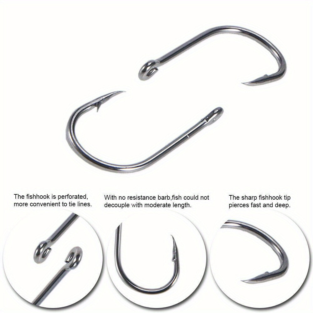 1000pcs Fish Hooks Assorted Sizes #3-#12 Carbon Steel Sharp Barbed Hooks with Portable Storage Box, Freshwater & Saltwater Fishing Gear for Bass, Trout, and Carp – Black & Silver