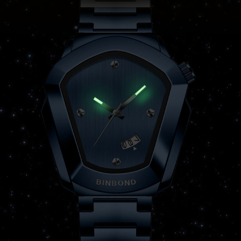 Men's Minimalist Quartz Watch with Irregular Dial & Calendar - Slim Business Wristwatch with Alloy Case and Metal Strap, Ideal for Office, Casual Daily Wear, and Birthday Gifts