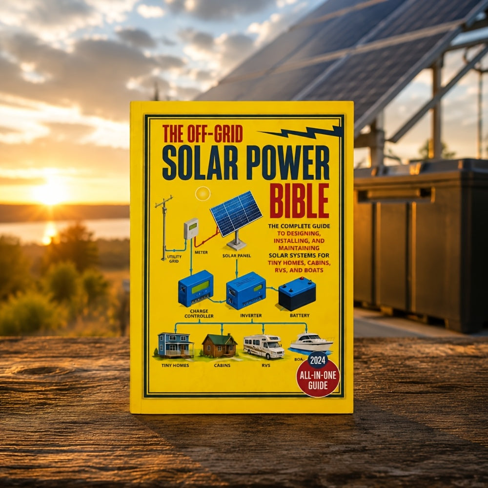 The Off-Grid Solar Power Bible - Complete Guide to Designing, Installing & Maintaining Solar Systems for Tiny Homes, Cabins, RVs & Boats