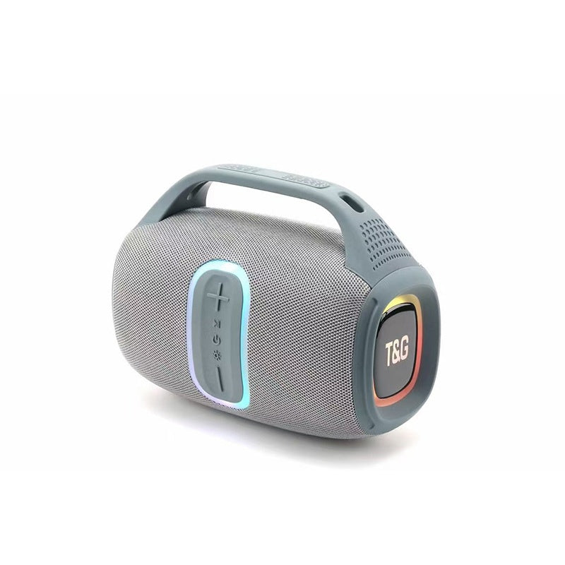 TG674 30W Portable Outdoor Bluetooth Speaker IPX4 Waterproof Subwoofer Dual Pairing 3600mAh Battery Booming Bass with Handle – Black Blue Gray