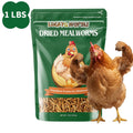 Dried Mealworms for Chickens, Wild Birds, and Ducks – High-Protein Natural Pet Food for Hens, Turtles, Fish, Lizards, and Hamsters, Non-GMO Dried Insect Animal Feed, Multiple Sizes 0.6–40 lbs