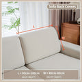 Elastic Sofa Cover - All-Season, Non-Slip Modern Sofa Protector for Sofa Back, Arm, Single, 2, 3 & 4-Seater & L-Shaped - Off White, Deep Gray, Light Grey, Coffee & Green