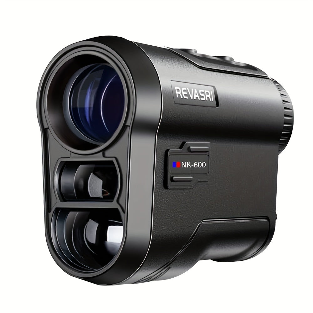 REVASRI Golf Rangefinder 650 Yards – Laser Range Finder with Golf Mode, Slope Compensation, Speed, Height, Horizontal and Vertical Distance, and Two-Point Measurement for Golf, Hunting, Archery, and Outdoor Use
