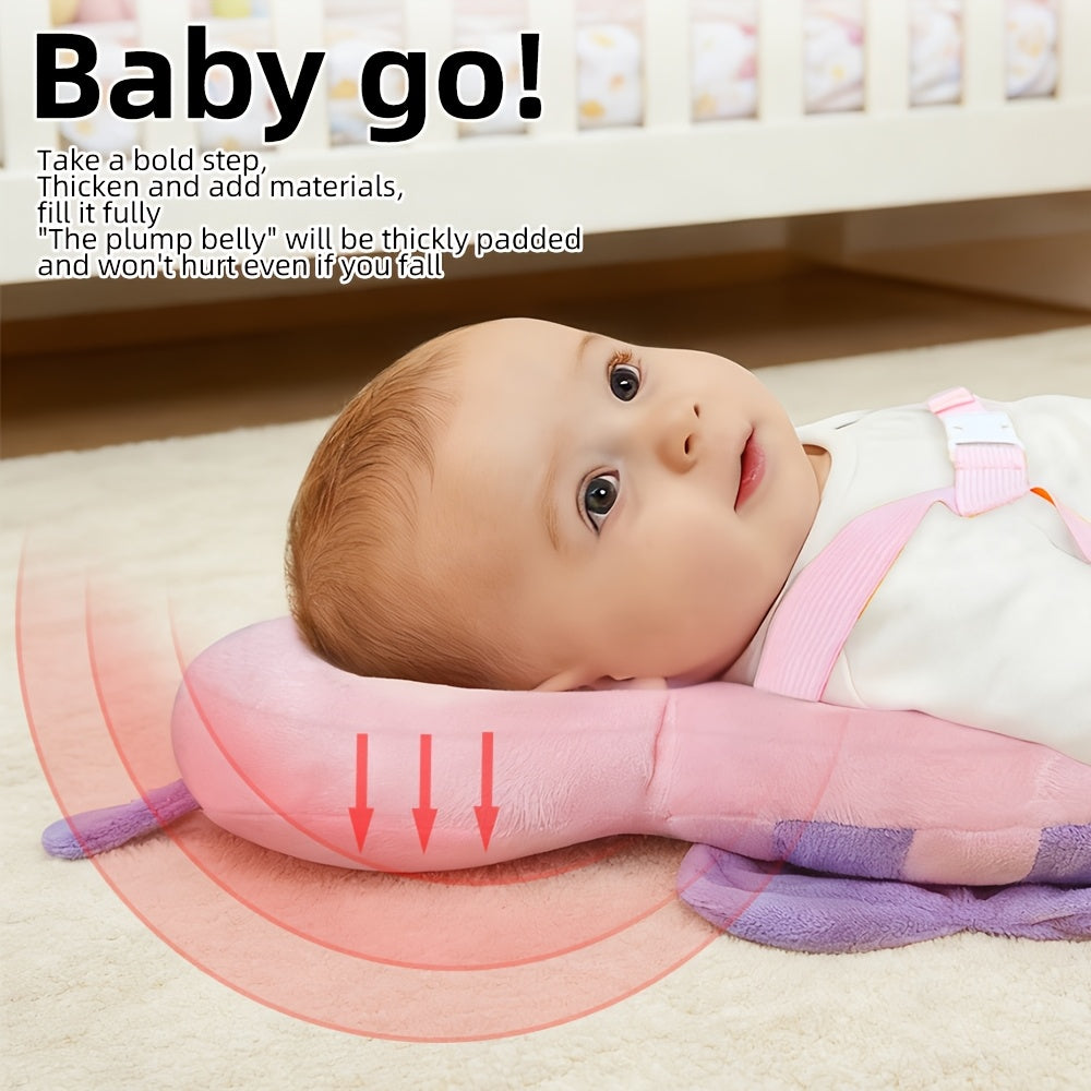 Baby Head Protection Pillow Anti-Bump Hat for Walking Infants, Soft Cushioned Headrest Safety Backpack Guard for Learning to Walk, Cute Animal Design One-Size