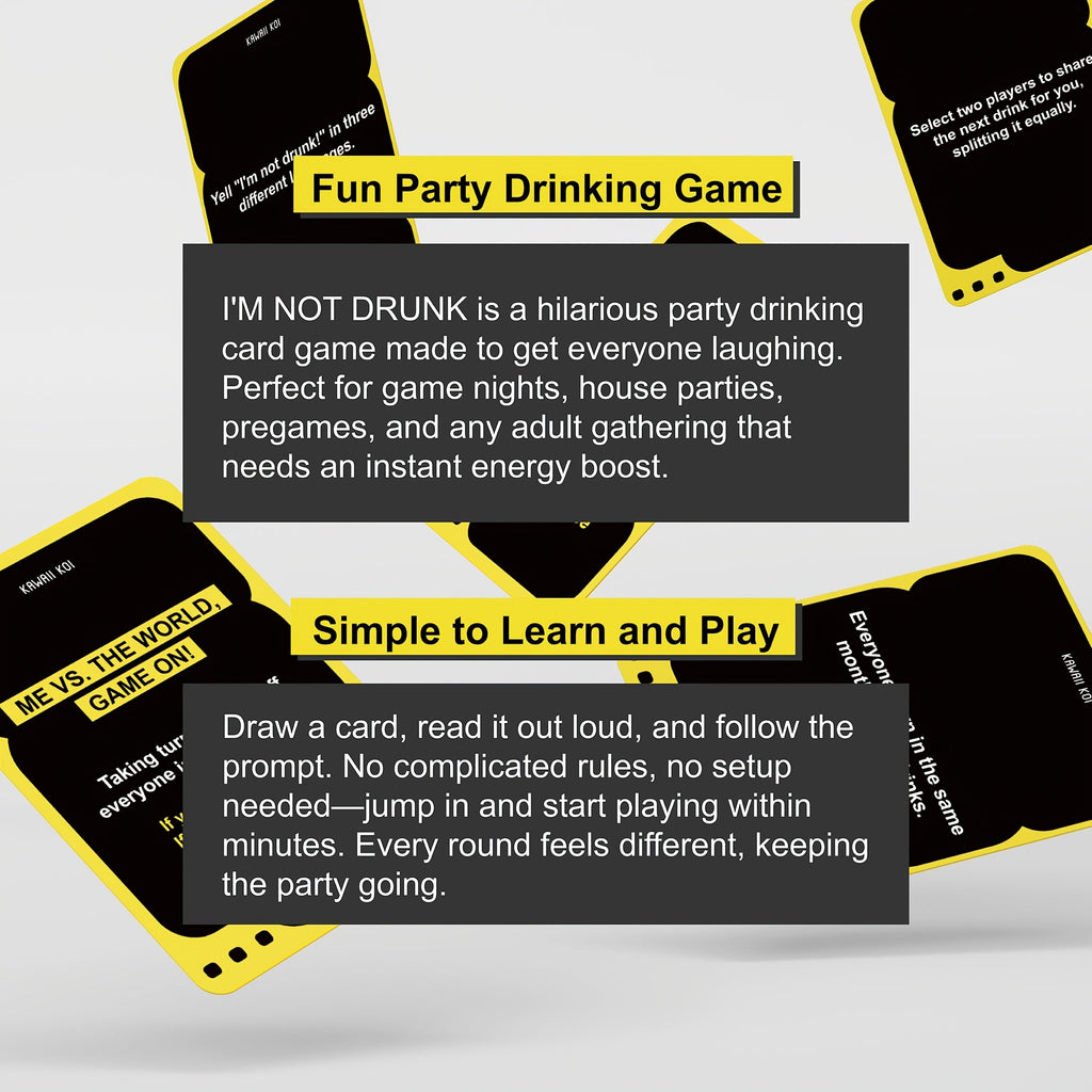 Funny Party Card Game with 55 Hilarious Cards – Perfect for Game Nights, 21st Birthdays, Bachelorette Parties & Adult Get-Togethers – Unforgettable Ice Breaker & Drinking Game Gift