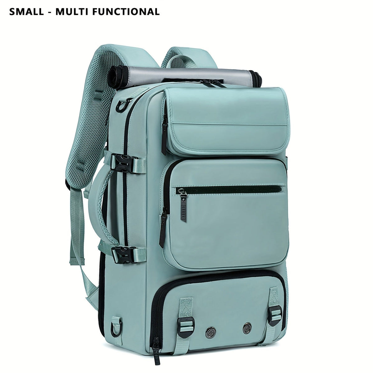 17-Inch Laptop Backpack Large Capacity – Airline Approved Travel Bag with Shoe Compartment, Multi-Pocket Business Work Backpack for Men, Durable Nylon, Hiking & Camping, Small & Large Sizes