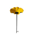 Metal Flower Bird Bath for Garden - Decorative Floral Bird Bath and Pollinating Insect Watering Station for Flower Beds, Lawn Edges, Garden Borders and Planters, Outdoor Garden Decor in 4 Colors