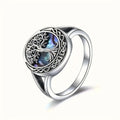 925 Sterling Silver Hollow Double-Layer Heart Ring – Elegant Romantic Silver-Plated Design for Women, Dainty Stacked Heart Ring, Perfect Gift in Sizes 6-10 for Valentine's Day & Anniversary
