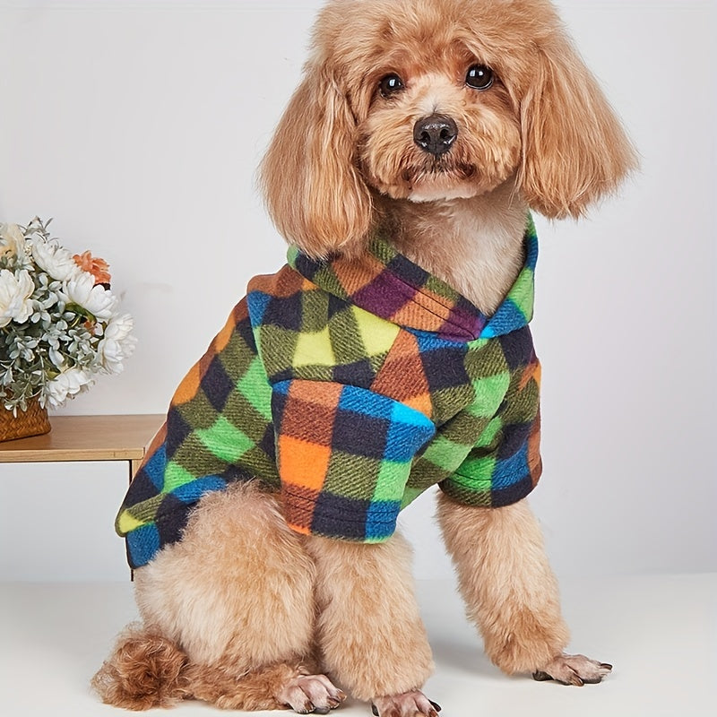 Pet Sweatshirt for Dogs & Cats – Soft Warm Pullover Hoodie for Small and Medium Pets, Cozy All-Season Apparel for Indoor & Outdoor Wear