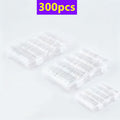 100-Pack Clear Coin Capsules, Transparent Collection Storage Boxes with Secure Snap Lid – Multi-Compartment Organizer for Coins, Souvenirs, Small Collectibles & Hobby Items