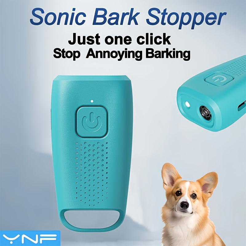 Battery-Powered Automatic Dog Bark Control Device - Ultrasonic Anti-Barking Deterrent, Humane No-Shock Bark Stopper for Indoor and Outdoor Use, Effective for Small to Large Dogs
