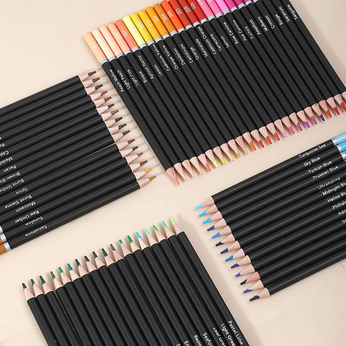 72-Color Oil-Based Colored Pencil Set for Adults, Artists, and Beginners, Vivid Pigment Art Supplies for Drawing, Sketching, Coloring, Creative Projects, Back to School