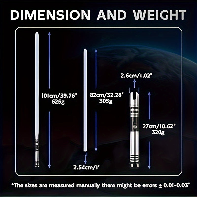Pixel Lightsaber 115PRO Neopixel Saber with 34 Sound Fonts, RGB Light Effects, Motion Control, Metal Hilt, 3000mAh Battery, Dueling Saber for Adults, Halloween, Cosplay Gift