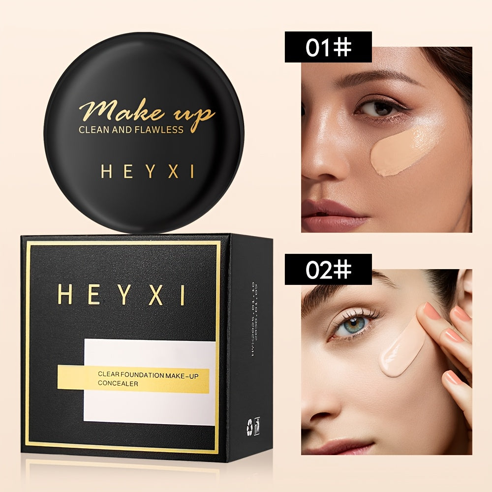 2-Piece Full Coverage Concealer - Waterproof, Matte Finish & Long-Lasting - All Skin Tones - Hides Dark Spots - Plant-Based Formula - Ivory & Natural
