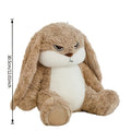 Bunny Rabbit Plush Stuffed Animal Pet Toy with Vivid Eyes, Fluffy Ears, Soft Huggable Interactive Cuddle Toy for Cats, Kittens, Dogs, and Puppies - Devil Long-Eared Rabbit Design