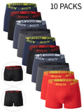 10-Pack Men's Boxer Briefs - Breathable, Comfortable & Stretchy Underwear for Casual & Sport Wear - XS–XXXL - Multiple Style Packs