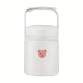 Insulated Thermal Bag for Baby Bottles & Breast Pumps, Polyester Handle Tote with Temperature Retention, Hand Washable, Premium Poly Material for Parents On the Go, White & Black