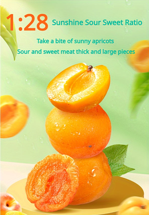 Dried Apricots Snack 3-Bag Pack, Natural Tropical Dried Fruit, Healthy Sweet Snack for Parties, Gifts, and Travel