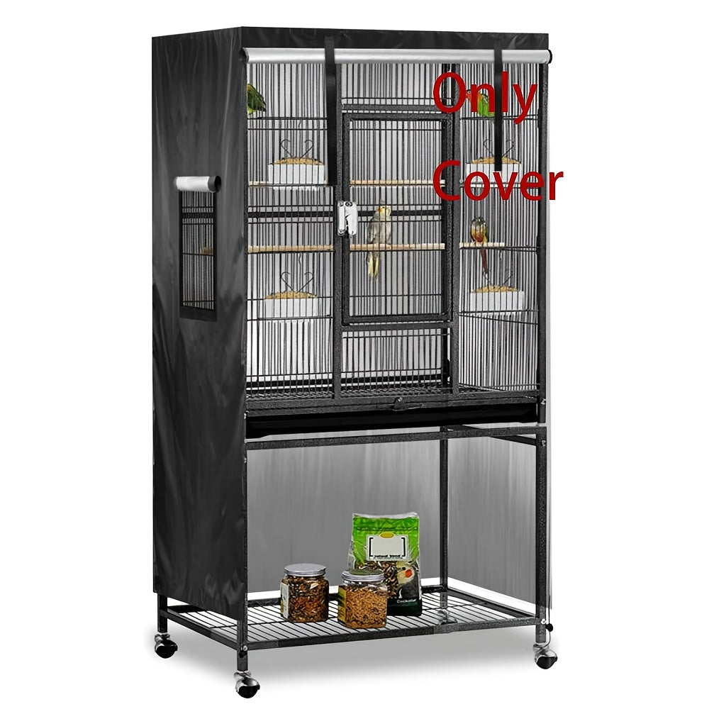 Blackout Bird Cage Cover, Good Night, Lightweight, Breathable Polyester Privacy Sleep Cover for Parrots, Cockatiels, Budgies, and Small Birds – Reduces Stress and Promotes Rest