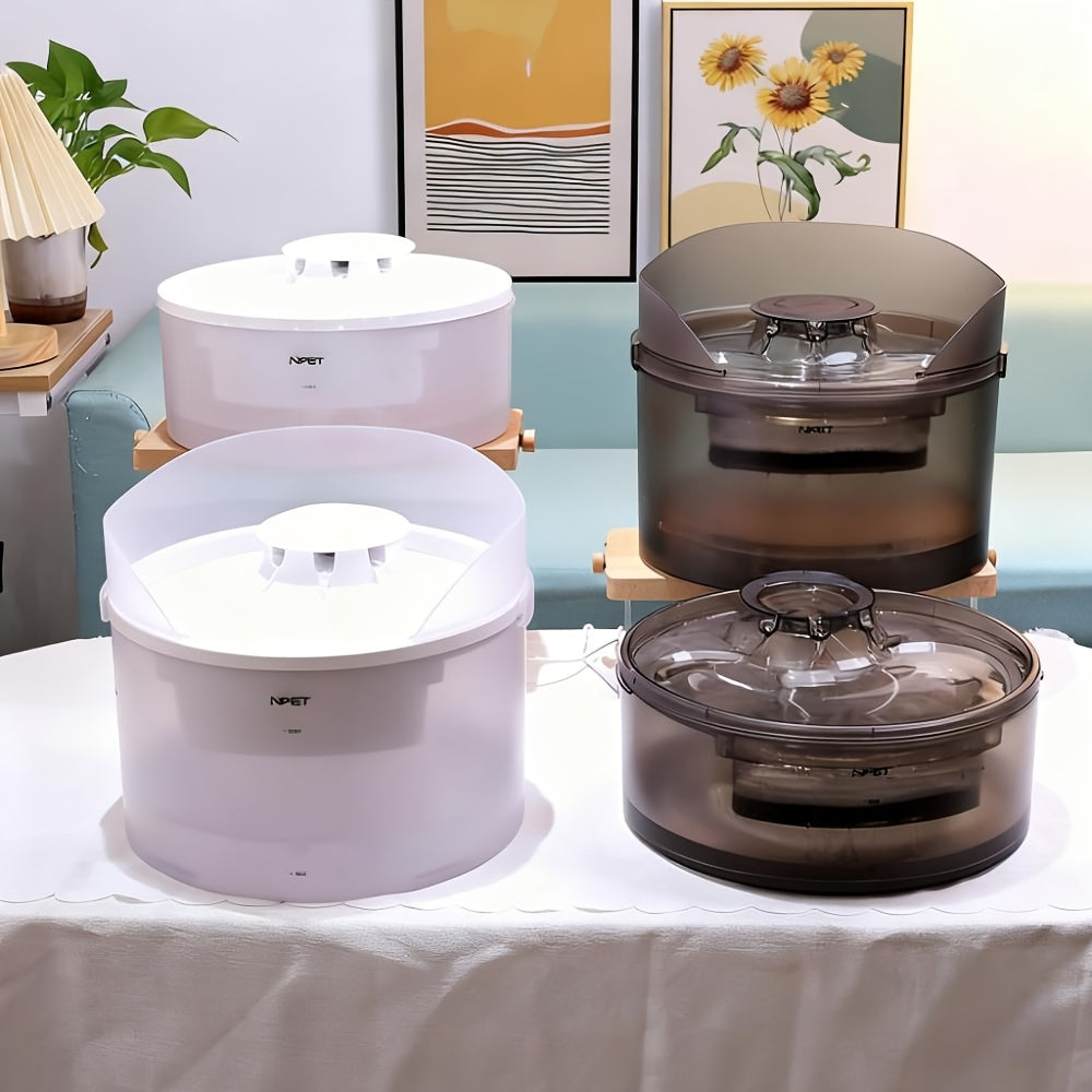 Automatic Dog Water Fountain 1.3 Gallon Large Capacity Pet Water Dispenser with Splatter Guard, Cleaning Kit, and Low Voltage USB for Dogs, Cats, and Multiple Pets