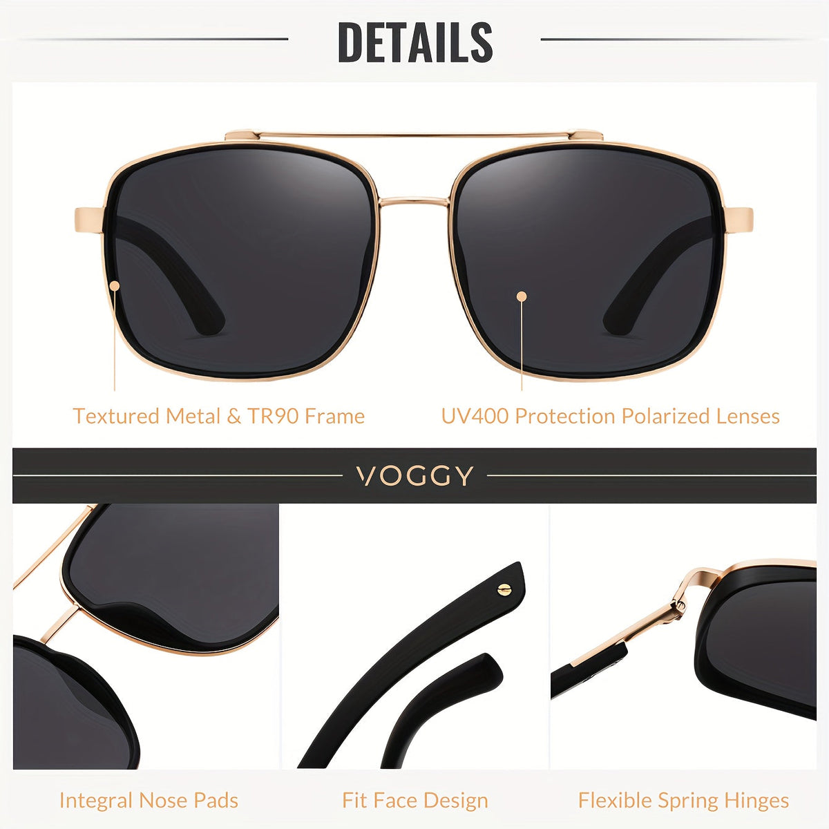 Retro Pilot Polarized Sunglasses Unisex Metal TR90 Frame UV Protection Aviator Style for Driving, Fishing, and Outdoor Activities, 5 Colors