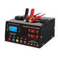 Smart Universal Battery Charger 12V 24V with LCD Screen Pulse Repair Trickle Maintainer for Car, Truck, Motorcycle, Boat, Lawn Mower, and Harvester – Automatic Temperature Regulation