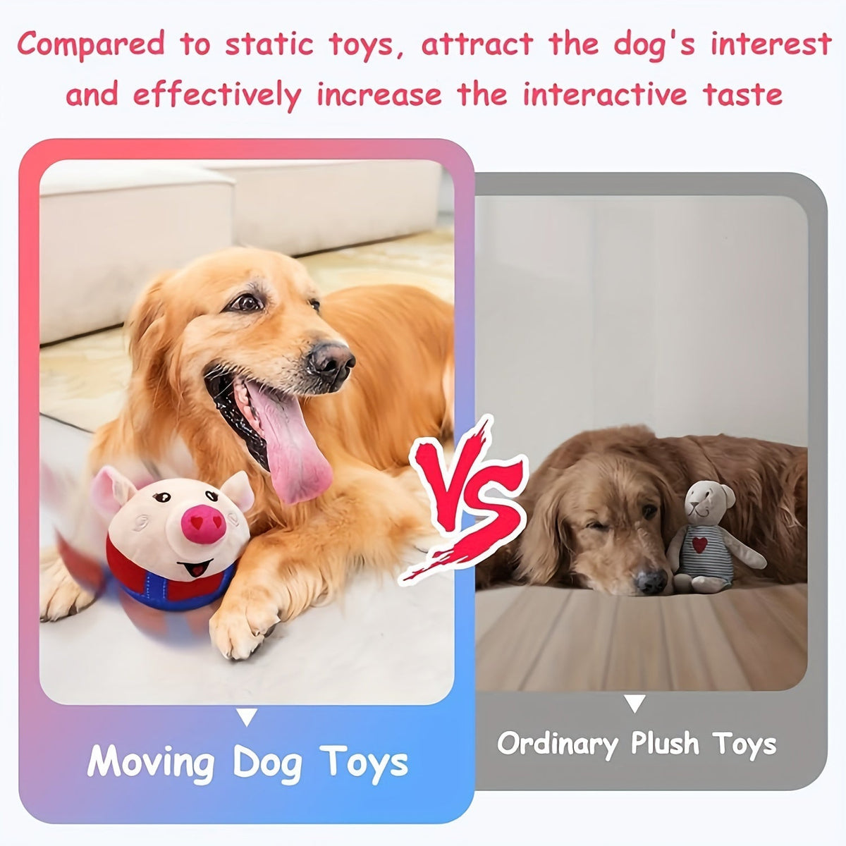 Smart Bouncing Dog Toy Ball with Recording & Music Mode – Rechargeable Interactive Pet Toy for Small, Medium, and Large Dogs, Washable Squeaky Jumping Ball, Keeps Dogs Busy