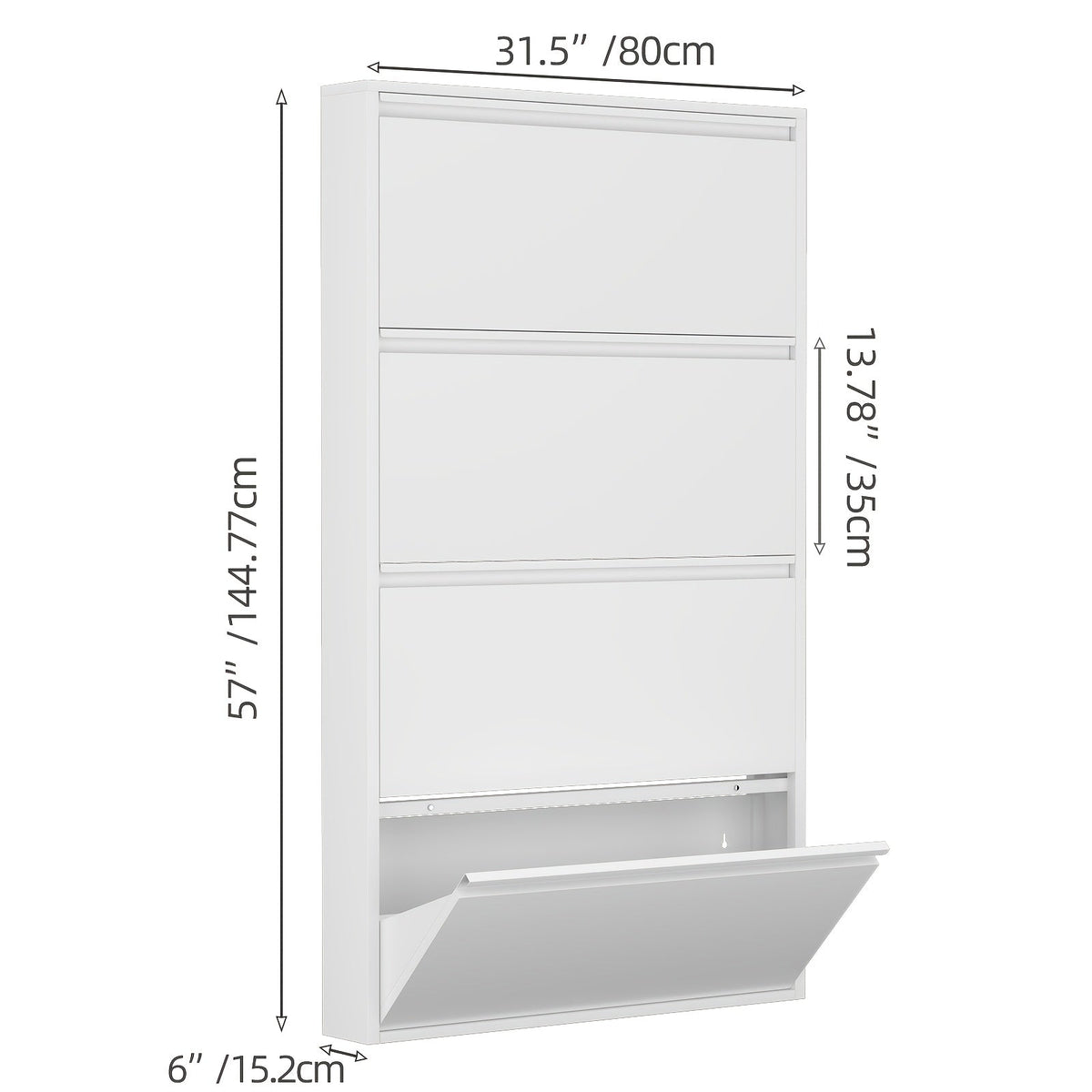 Wall Mounted Shoe Rack 3-Tier or 4-Tier – Heavy-Duty Alloy Steel Shoe Organizer for Entryway, Bedroom & Closet, Space-Saving Ventilated Design for Sneakers & Boots, Cream White Black Blue – Nova Mart
