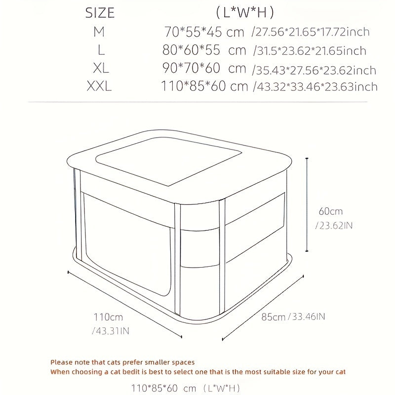 Foldable Pet Playpen with Storage Bag – Portable Indoor & Outdoor Dog/Cat Exercise Kennel & Puppy/Kitten Playpen, 4 Sizes (M/L/XL/XXL) for Cats, Dogs, and Rabbits, Travel & Camping Ready