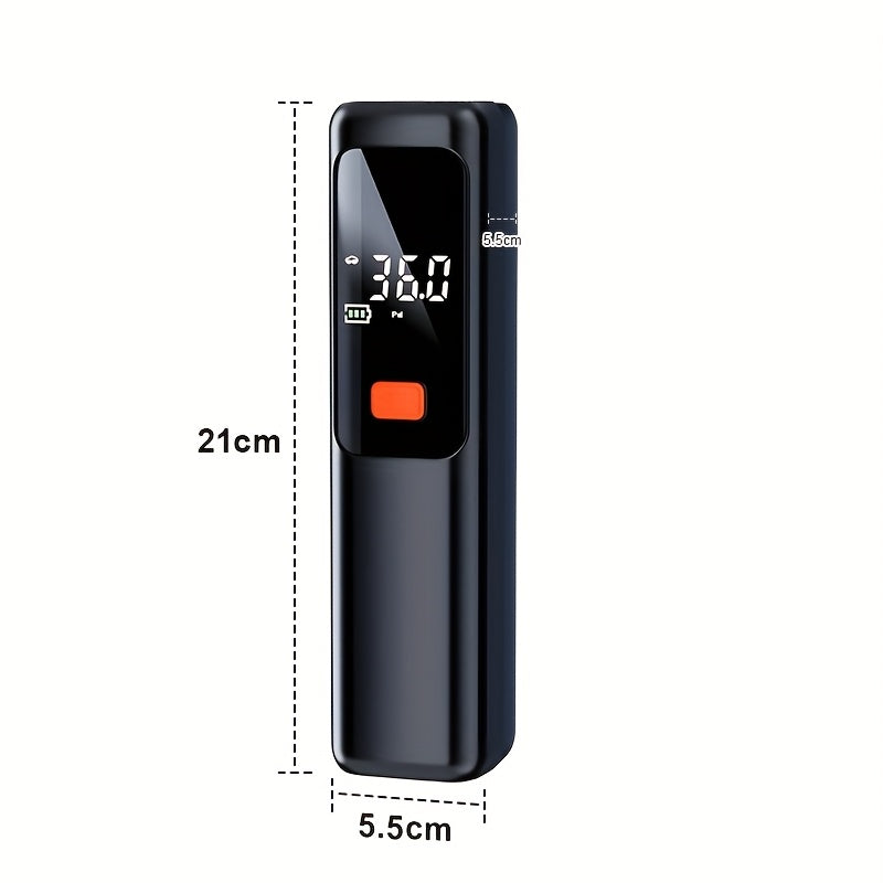 Wireless Portable Tire Inflator Air Compressor with Digital LED Display, Automatic Tire Pressure Detection, USB-C Rechargeable for Car, Bicycle, Motorcycle Tires, and Basketball Inflating