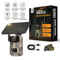 4G LTE Solar Trail Camera 1920P HD – Cellular Wildlife Camera with PIR Motion Sensor, Infrared Night Vision, Two-Way Audio, Remote Access, No WiFi Required, IP65 Waterproof, Solar Powered