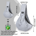 Lightweight Foldable Pet Carrier Crossbody Bag – Breathable Shoulder Strap Travel Bag for Small Dogs & Cats, Portable Outdoor Pet Tote for Hiking, Shopping, Vet Trips & Everyday Adventures