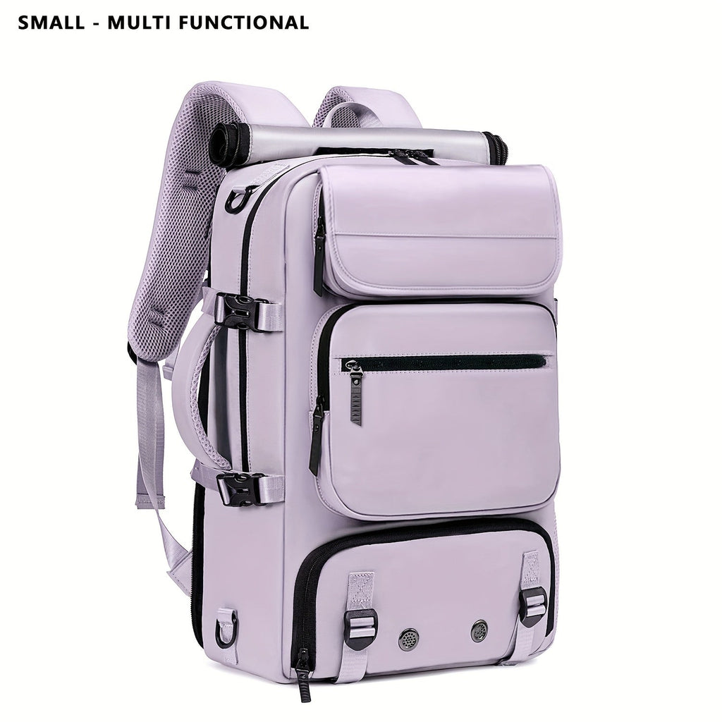 17-Inch Laptop Backpack Large Capacity – Airline Approved Travel Bag with Shoe Compartment, Multi-Pocket Business Work Backpack for Men, Durable Nylon, Hiking & Camping, Small & Large Sizes