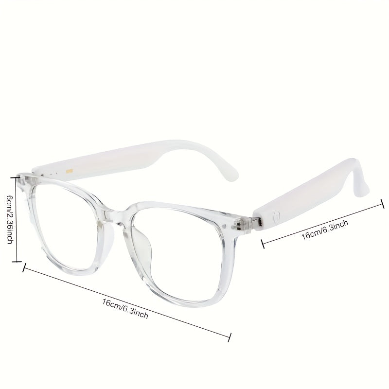 Smart Audio Glasses Bluetooth 6.0 – Auto-Dimming Photochromic Lenses, Anti-Blue Light, Music & Phone Calls, Converts to Sunglasses in Seconds, Multiple Frame Colors
