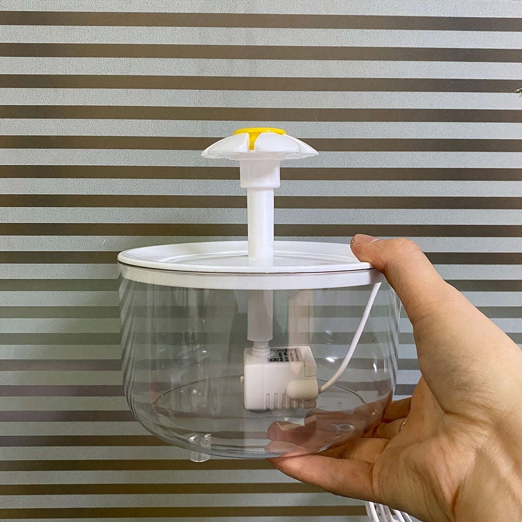宠物饮水机 50盎司 静音USB供电 不含双酚A - 猫咪及小型动物自动饮水器，易于清洁，无需电池，持续新鲜过滤供水器