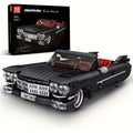 Mould King 10012 Black Sports Car Building Block Kit, 1245 Pieces, MOC Supercar Model Building Set - Static Version Display Model, Creative Gift for Adults & Collectors Ages 14+