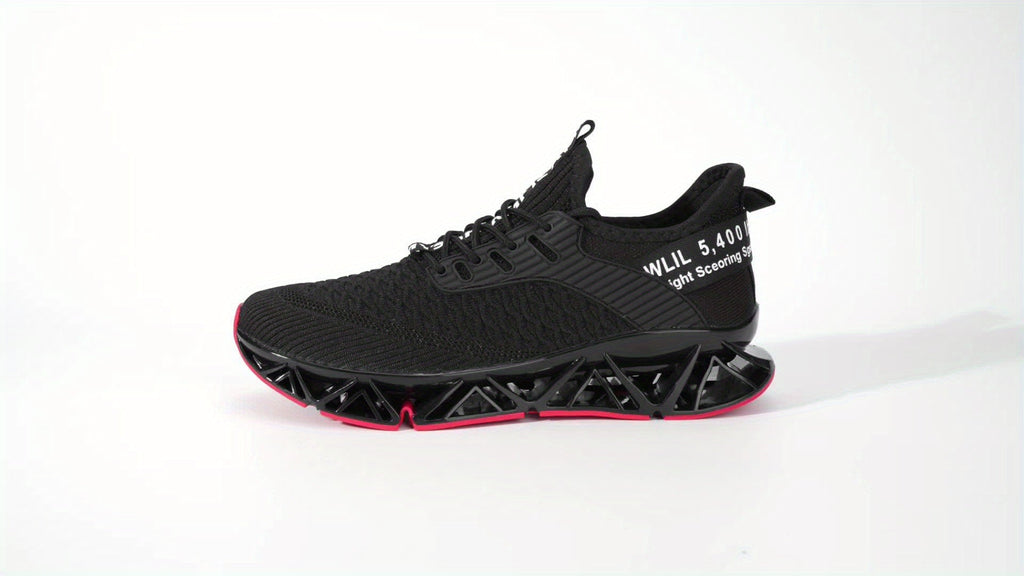 Men's Lightweight Breathable Running Shoes, Non-Slip TPU Sole, EVA Cushion, Lace-Up Low-Top Sneakers, 3 Colors, Sizes US 7.5-13, All-Season Wear-Resistant Training Casual Athletic Shoes