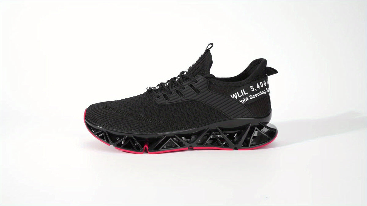 Men's Lightweight Breathable Running Shoes, Non-Slip TPU Sole, EVA Cushion, Lace-Up Low-Top Sneakers, 3 Colors, Sizes US 7.5-13, All-Season Wear-Resistant Training Casual Athletic Shoes