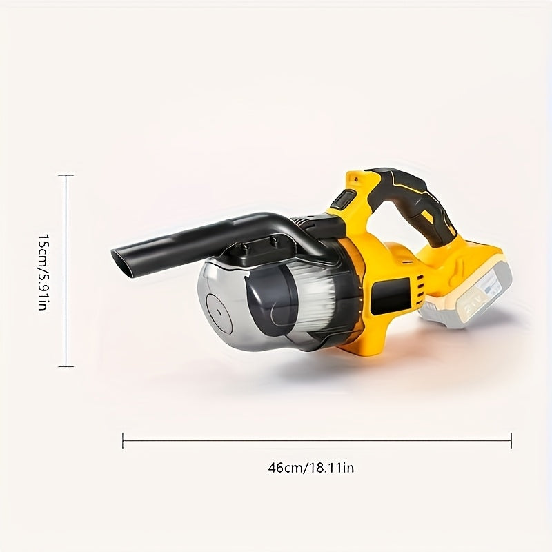 Cordless Handheld Vacuum Cleaner - DeWalt 20V Battery Compatible (Battery Not Included), 500W Motor, 46 CFM, HEPA Filtration - Hard Floor, Car & Pet Hair - Tool Only