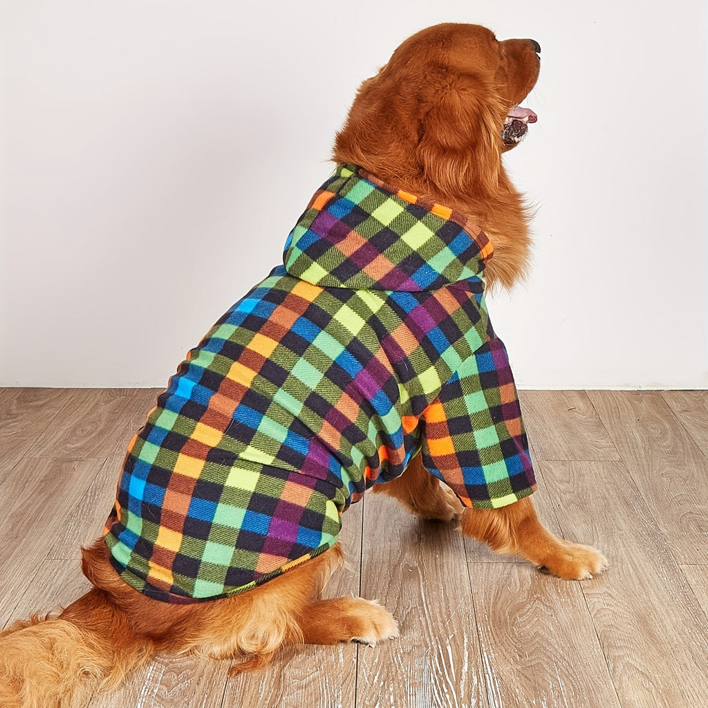 Pet Sweatshirt for Dogs & Cats – Soft Warm Pullover Hoodie for Small and Medium Pets, Cozy All-Season Apparel for Indoor & Outdoor Wear