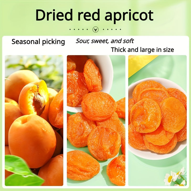 Dried Apricots Snack 3-Bag Pack, Natural Tropical Dried Fruit, Healthy Sweet Snack for Parties, Gifts, and Travel