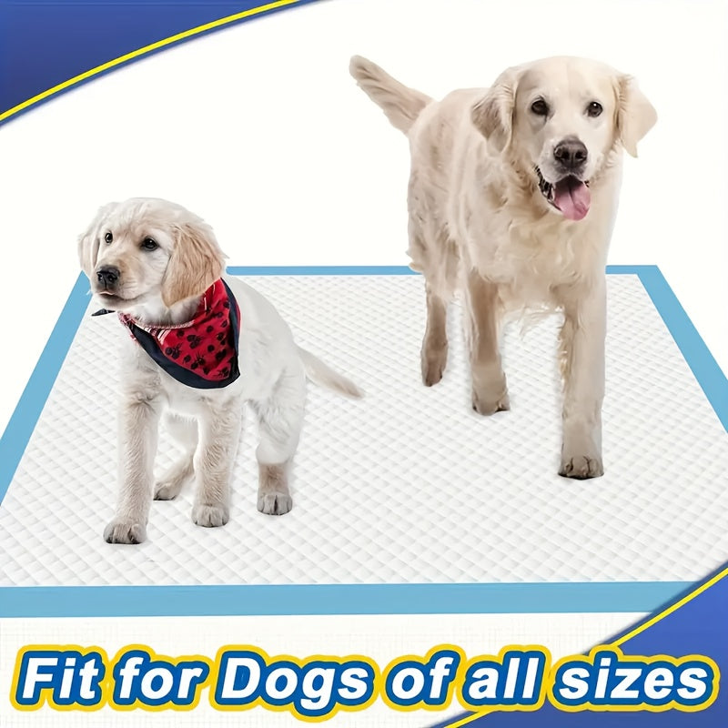 XXXL Thickened Dog Pee Pads – Super Absorbent 6-Layer Leakproof Odor-Reducing Puppy Training Pads for Large Dogs, Tear-Resistant Weighted Design for Bedroom & Dog Bed Use