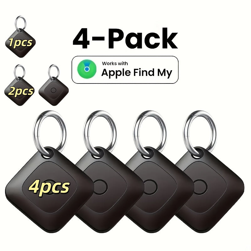Portable Real-Time GPS Tracker Global Coverage Location Tracking Device for Cats, Dogs, Keys, Wallets, Luggage, Anti-Loss Finder, Android & Universal, Single or 4-Pack