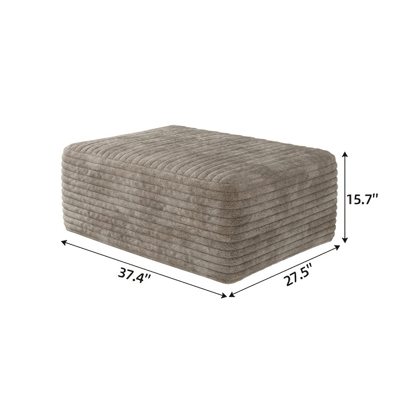 Cloud Sofa 71" Corduroy Fabric, Deep Seat Boneless Couch, No Assembly Ships Compressed in Box, 2-3 Seater Sofa for Living Room Bedroom Dorm, Modern Comfy Lounge Sofa, Multiple Colors
