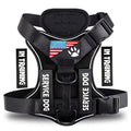 Reflective Dog Harness Vest with 5 Customizable Patches, Adjustable Soft Oxford No-Pull Pet Harness with Mesh Lining, Easy Control for Small, Medium, and Large Dogs – Escape-Proof Dog Walking Vest Harness