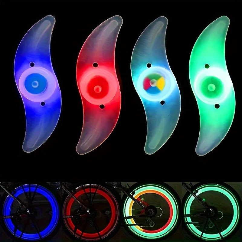 LED Bike Spoke Lights 8-Pack Bicycle Wheel Tire Lights Waterproof Safety Night Riding Lights 360° Visibility for Road and Mountain Bikes, Cycling Accessories Gift for Adults, Kids, Men, and Women