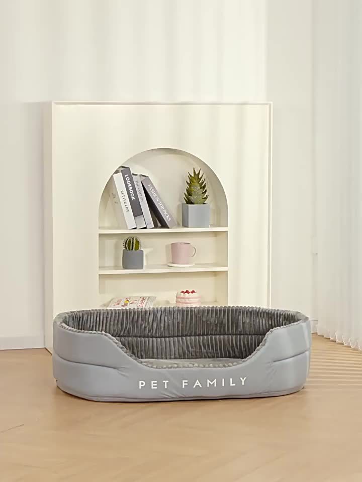 Large Dog Bed Thickened Washable - Bite-Resistant Machine-Washable Pet Bed for Large Dogs, All-Season Universal Design, Available in Sizes M to XXL, Durable Orthopedic Dog Mat