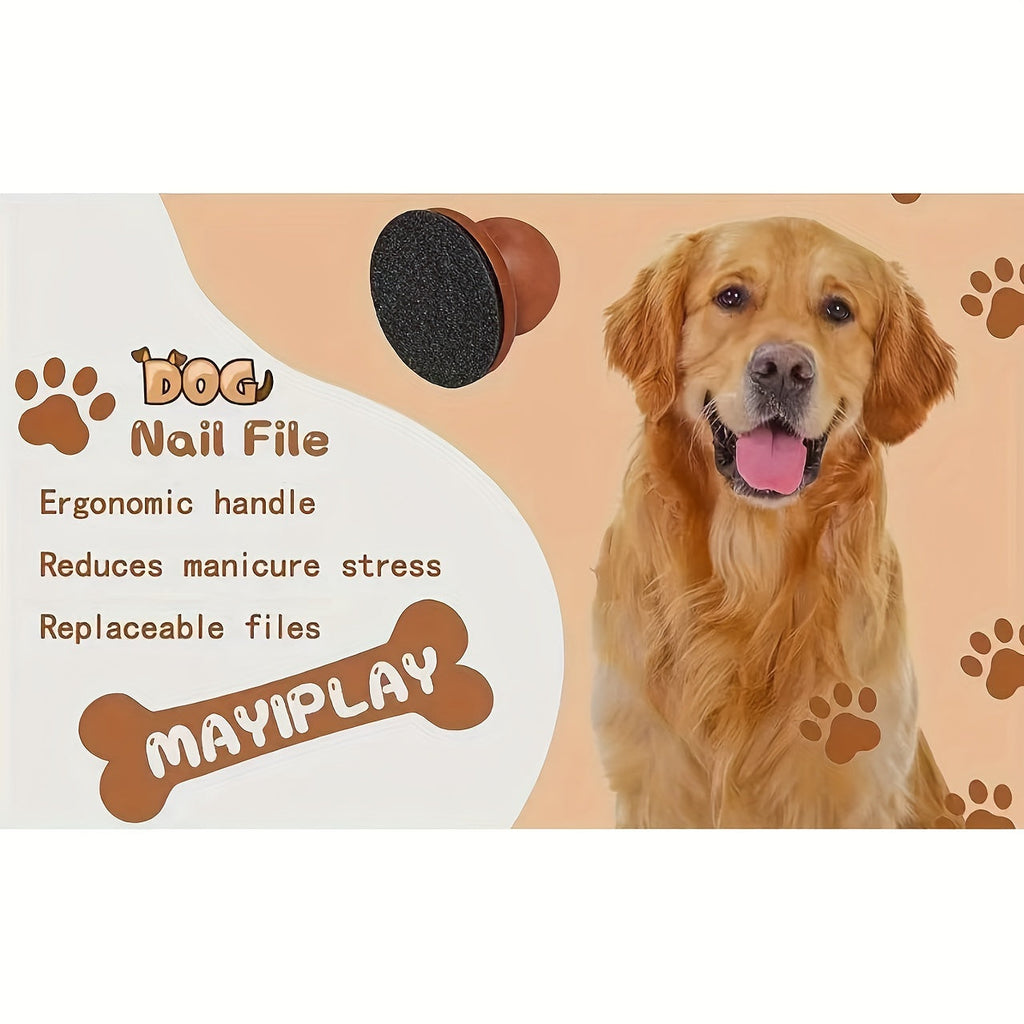 Dog Nail File Scratch Board for Small Animals - Stress-Free Pet Nail Grinder Scratchpad, No Battery Needed, Safe and Gentle Paw Care Tool for Dogs, Cats, and Rabbits, Anxiety-Free Grooming