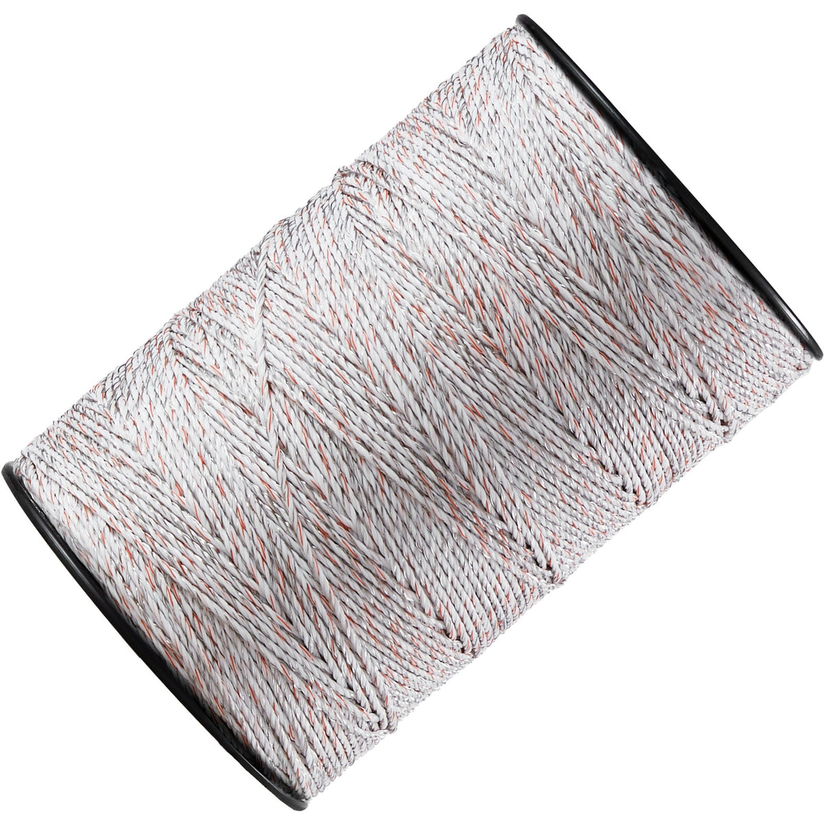 Electric Fence Polywire 2625ft (800M), 3/32" Diameter, HDPE + 6 Stainless Steel + 3 Copper Wires, 120 lbs Tensile Strength, ABS Reel Included, for Horse, Cattle, Livestock, Rotational Grazing, Wildlife Control